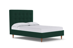 Palmer Drive Upholstered Bed :: Leg Finish: Pecan / Size: Full