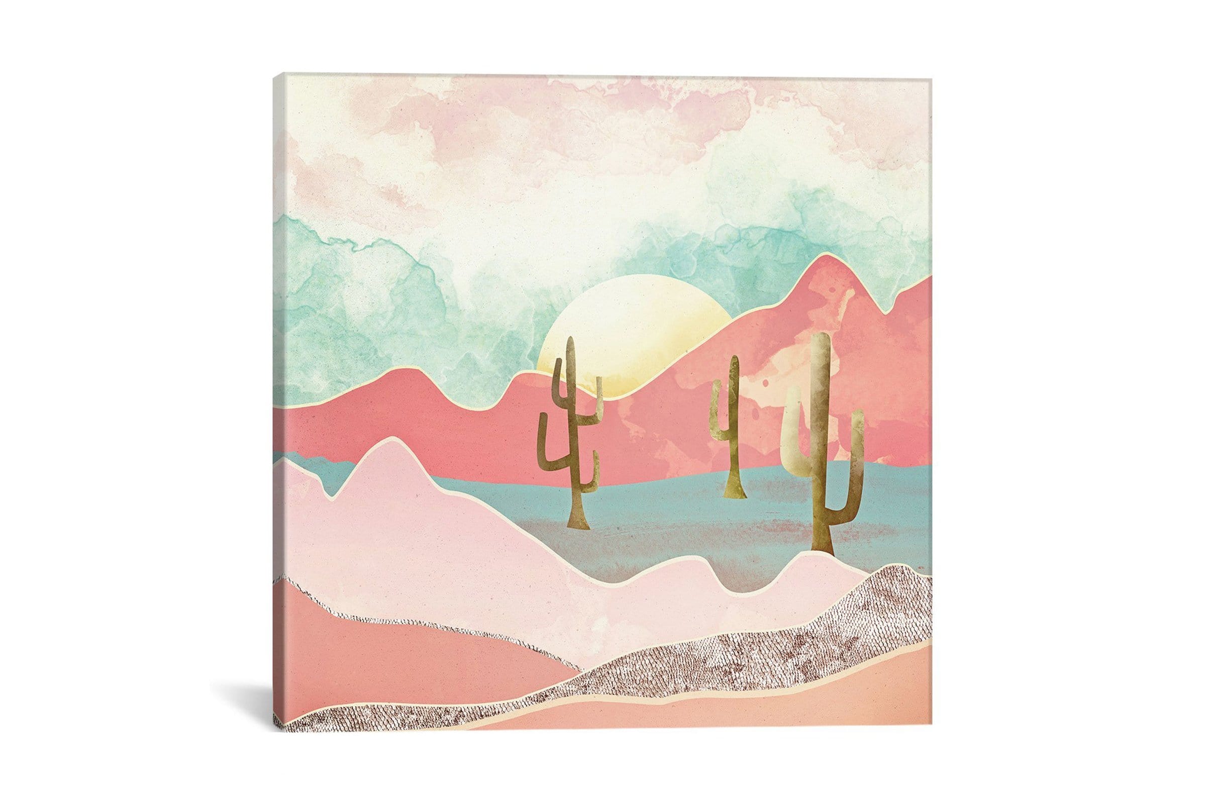 Spacefrog Designs Desert Mountain - Giclee Canvas - Modern Artwork Sold By Apt2b