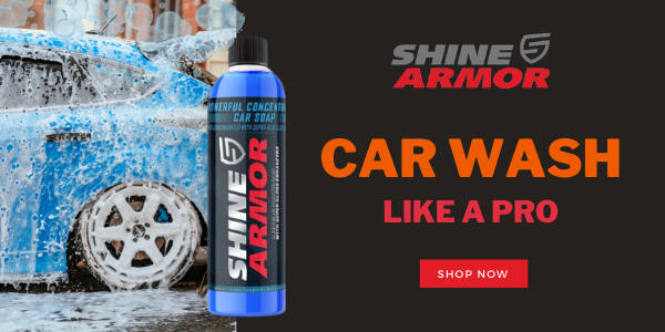 Shine Armor concentrated car soap.