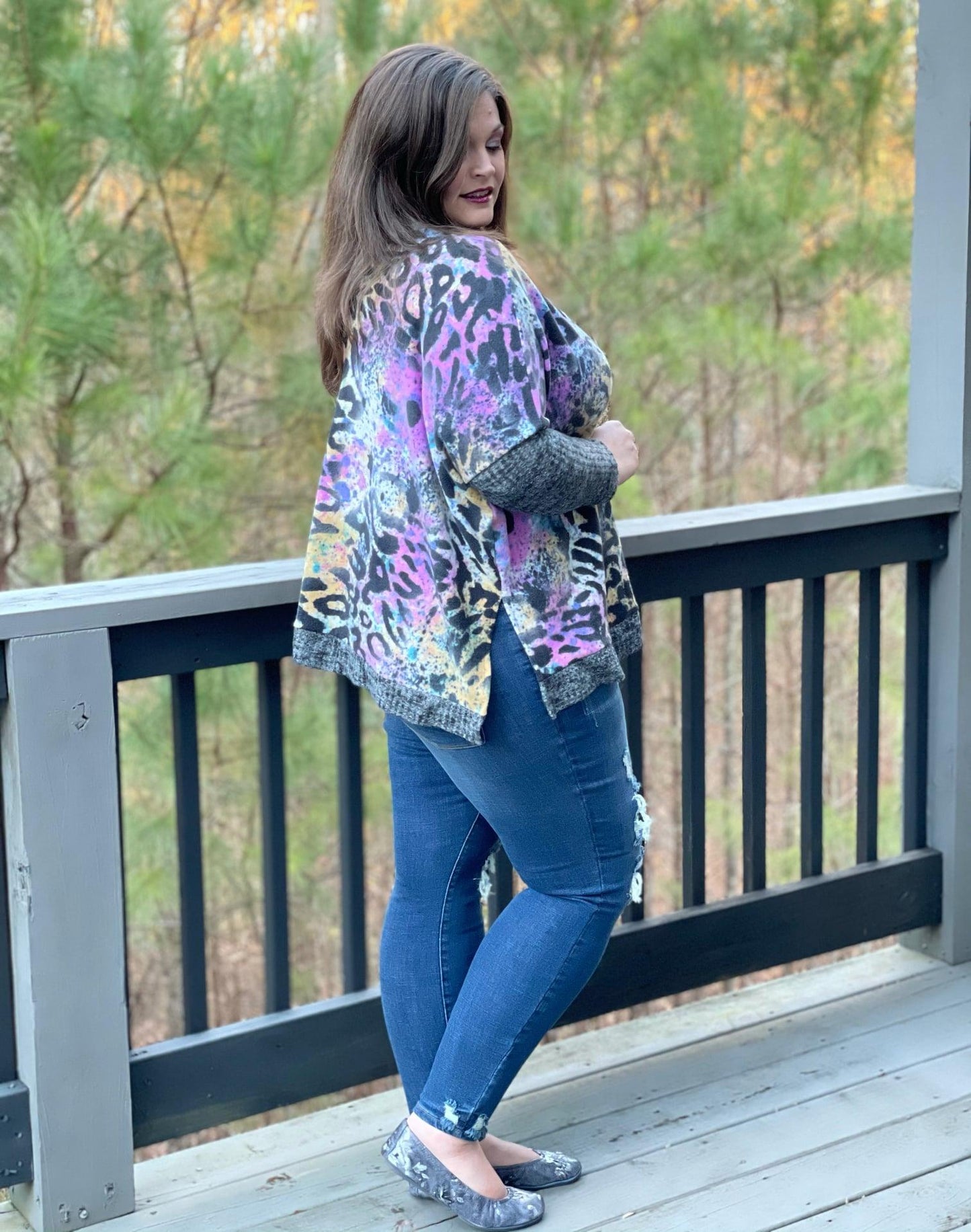 Dazzle Your World Knit Sweater (XL) | Southern Sass Boutique