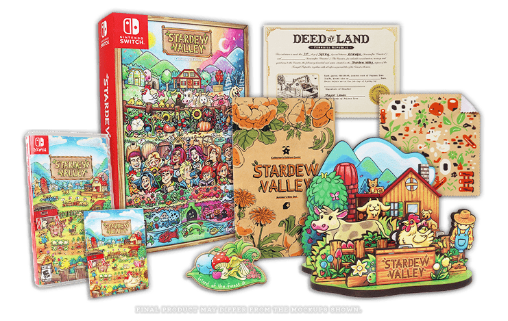 is there a physical copy of stardew valley for switch