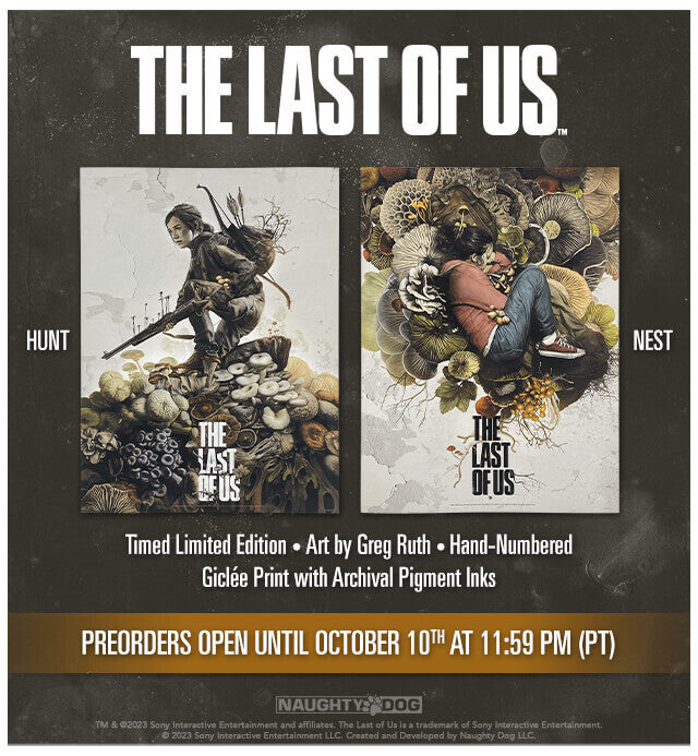 Limited edition The Last of Us prints available for preorder at Fangamer.com