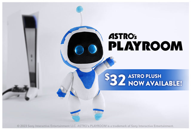 ASTRO BOT Plush now available at Fangamer.com