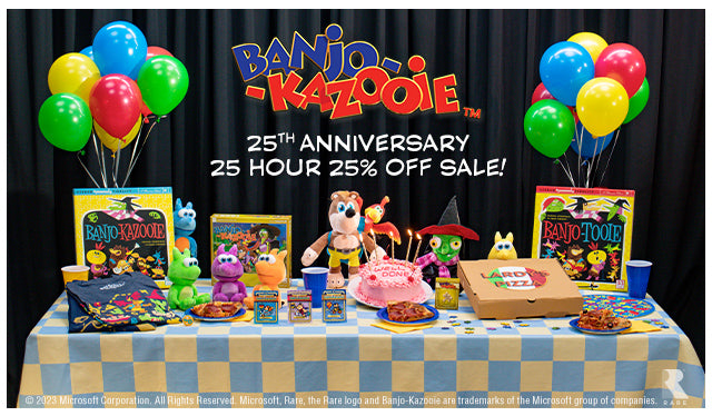 Banjo-Kazooie 25th Anniversary Sale at Fangamer.com