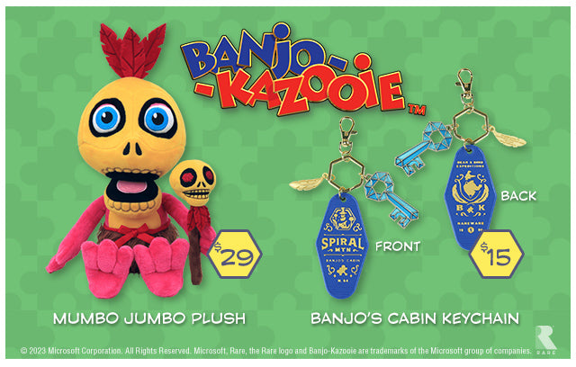 New Banjo-Kazooie merch available at Fangamer.com