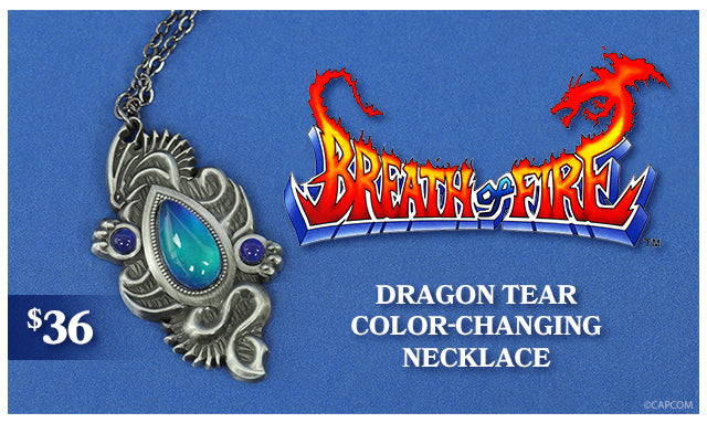 New Breath of Fire necklace available at fangamer.com