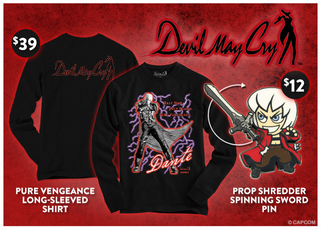 New Devil May Cry merch at Fangamer.com