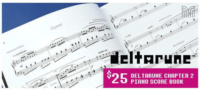 DELTARUNE Chapter 2 Piano score book at Fangamer.com