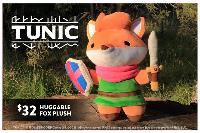 Huggable Fox Plush available for sign ups at Fangamer.com