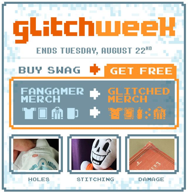 Glitch Week Sale at Fangamer.com