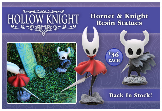 Hollow Knight Resin Statues back in stock at Fangamer.com