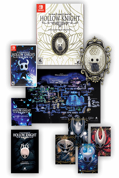 Hollow Knight Collector's Edition Nintendo Switch PS4 Gold Foil Empty Box  Only