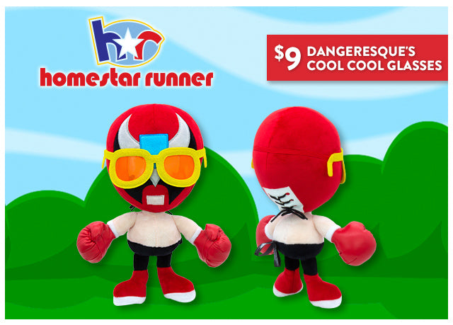 New Homestar Runner merch available at Fangamer.com