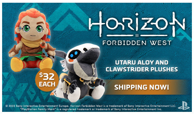 New Horizon merch available now at Fangamer.com