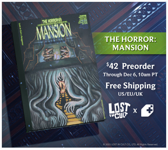 The Horror: Mansion available for Preorders at Fangamer.com