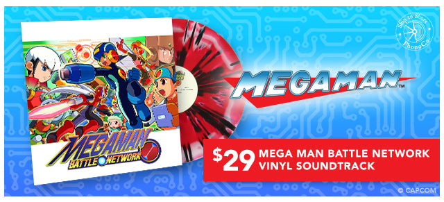 New Mega Man Vinyl available now at Fangamer.com