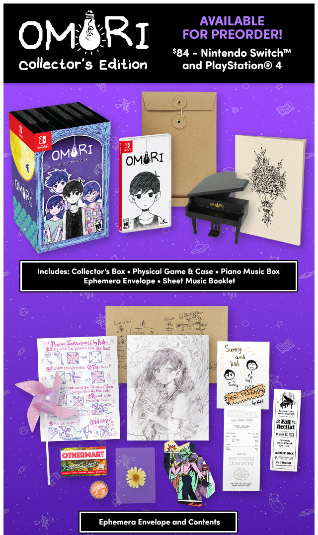 New Omori Collector's Edition is available for Preorders at Fangamer.com