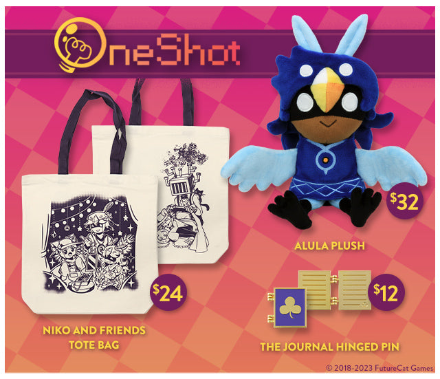 New OneShot merch available at Fangamer.com