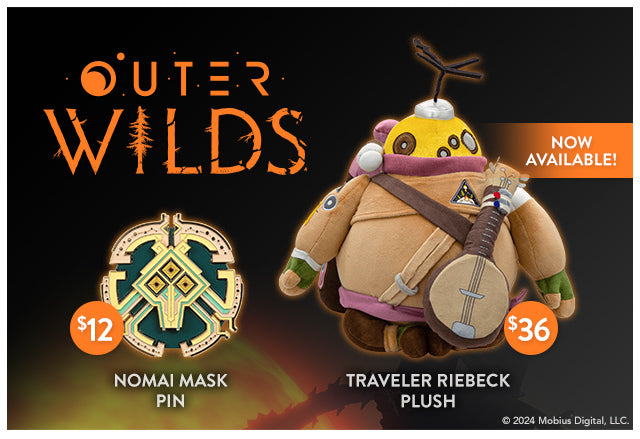 New Outer Wilds plush and lapel pin available now at fangamer.com