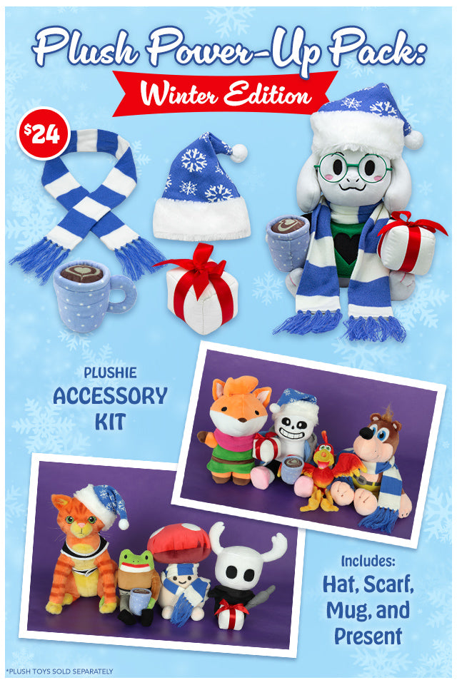 New Plush Power-Up Pack available at Fangamer.com