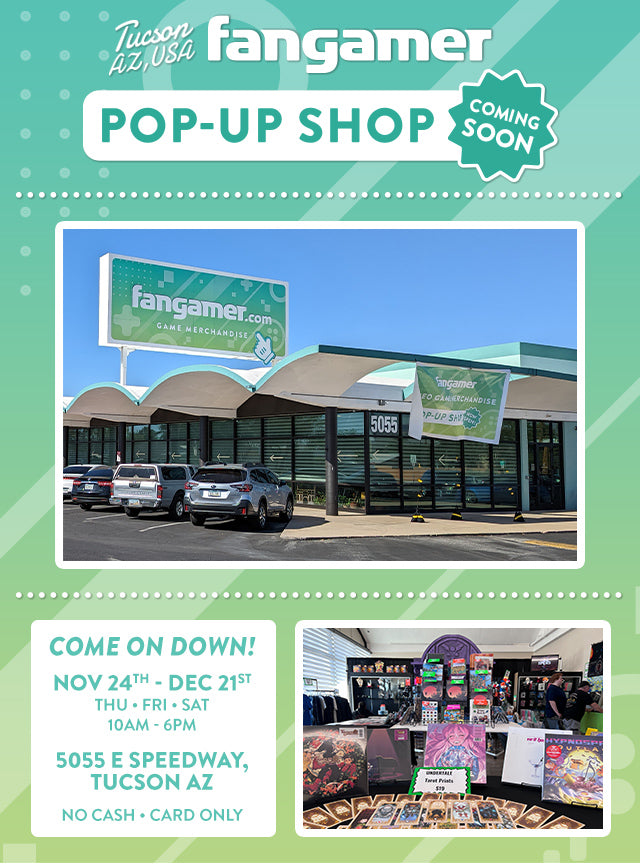 Pop-up Shop in Tucson Az from Nov 24th-Dec 21st more info at Fangamer.com