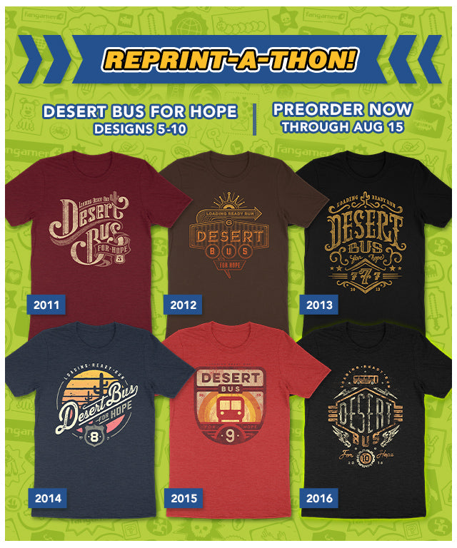 Desert Bus Reprints available now at Fangamer.com