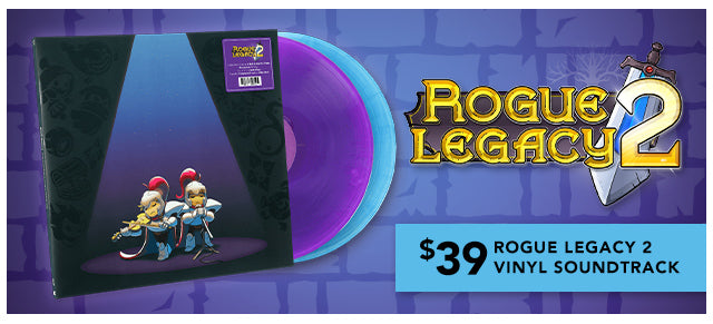 Rogue Legacy 2 Vinyl available at Fangamer.com