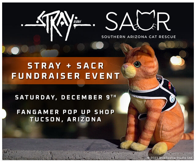 STRAY + SACR Donation event at Fangamer.com