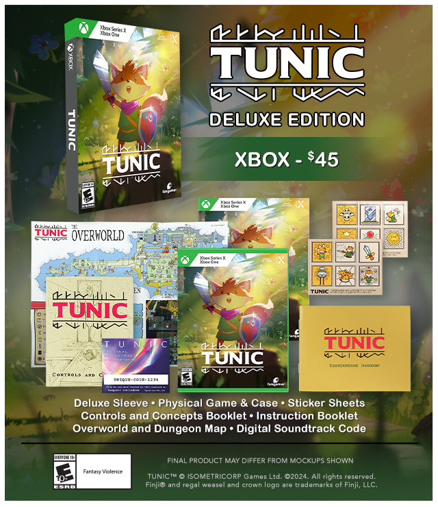 TUNIC Deluxe Edition Xbox available now at Fangamer.com