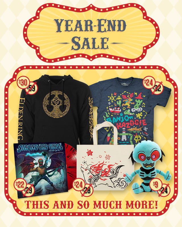 Year End Sale with many discounted items added to our sale collection at fangamer.com