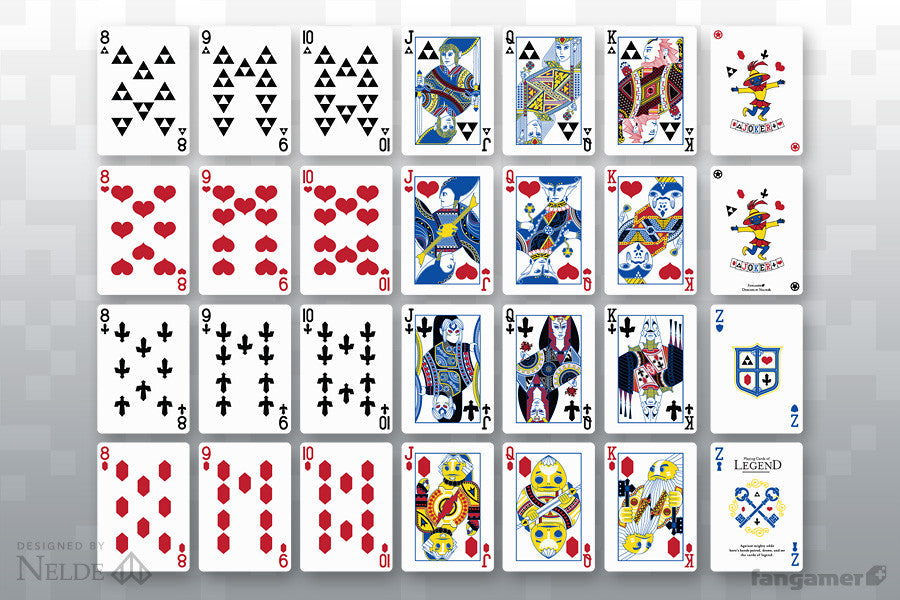 zelda playing cards