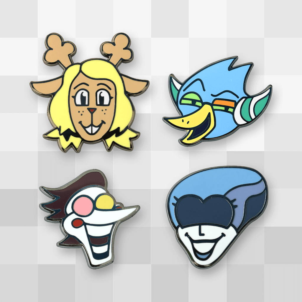 Deltarune Character Pin Set 3 Fangamer 