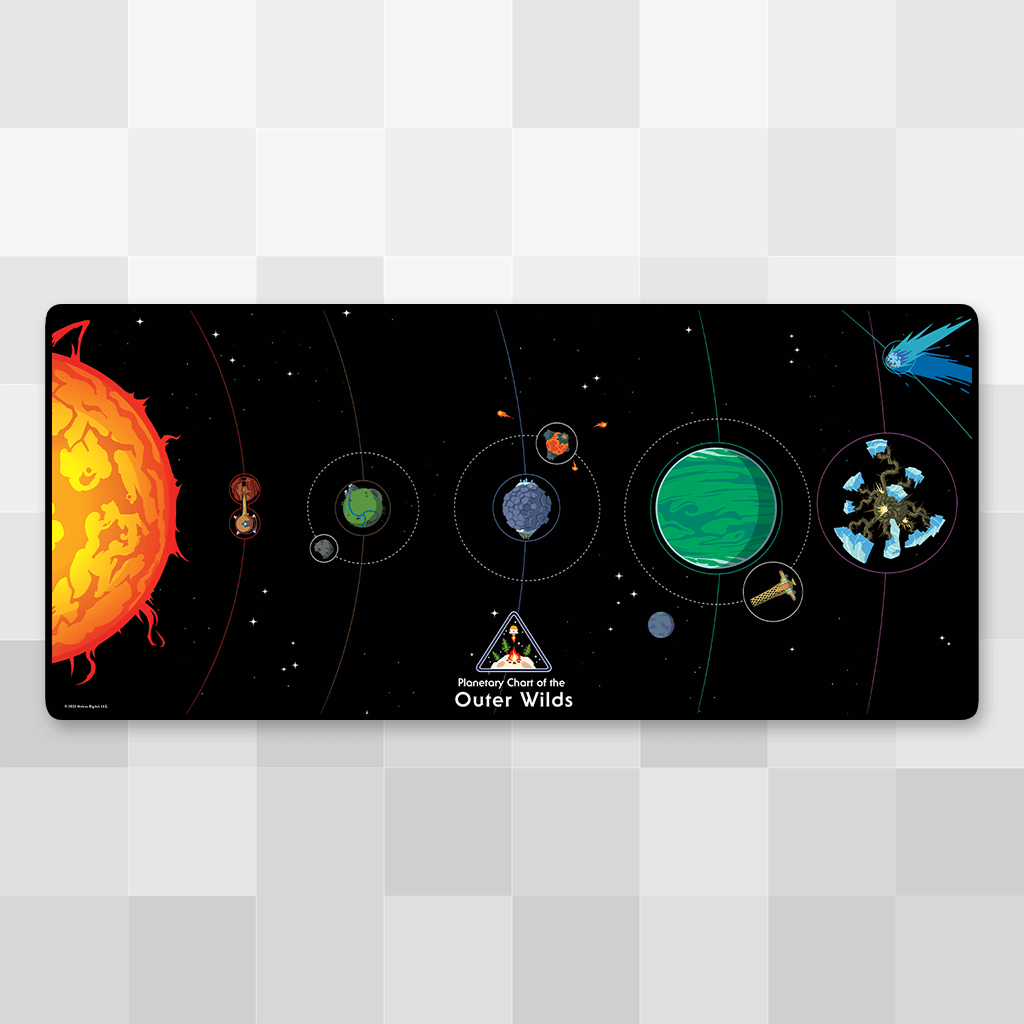 Outer Wilds - Planetary Chart Desk Mat - Fangamer