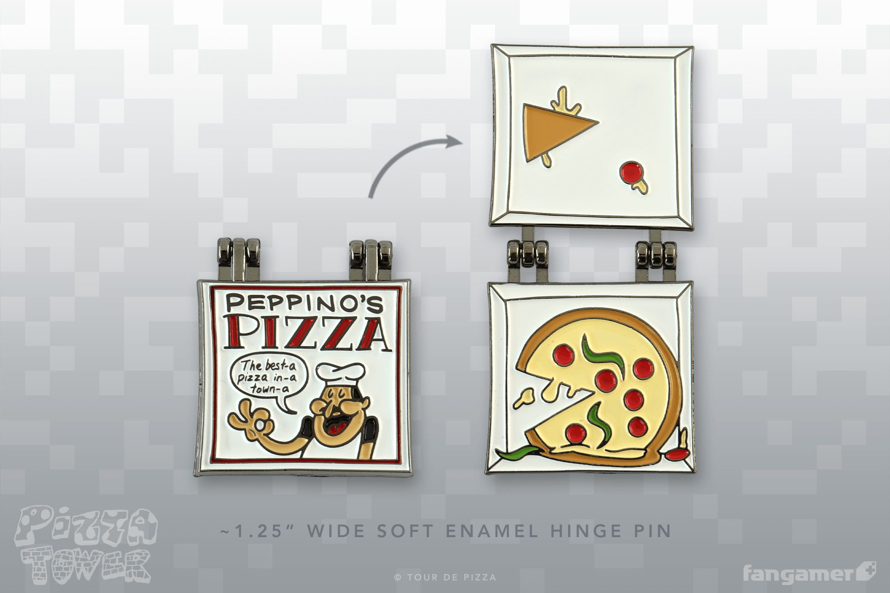 triatlon Wens teugels Pizza Tower - Best-a Pizza Hinged Pin - Fangamer