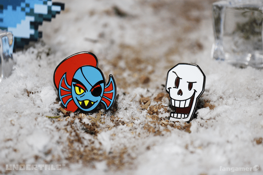 Undertale Character Pins Set 2 Fangamer 