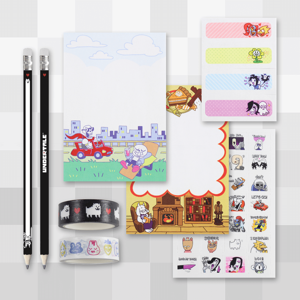 Undertale Stationery Set Fangamer