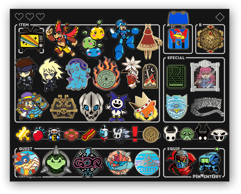 Quest Gear Pinboard