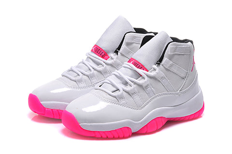 air jordans 11 pink and white