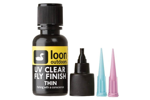 Loon UV Clear Fly Finish Thin Curing Resin 1/2oz