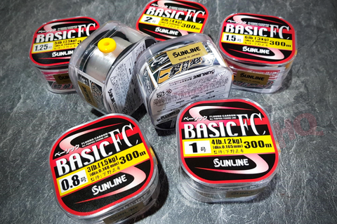 Sunline Basic FC Fluorocarbon All Purpose Fishing Line 300m