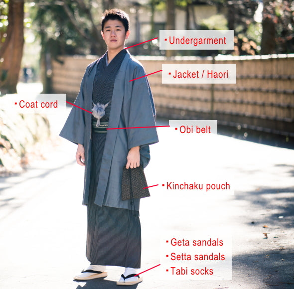 traditional male kimono