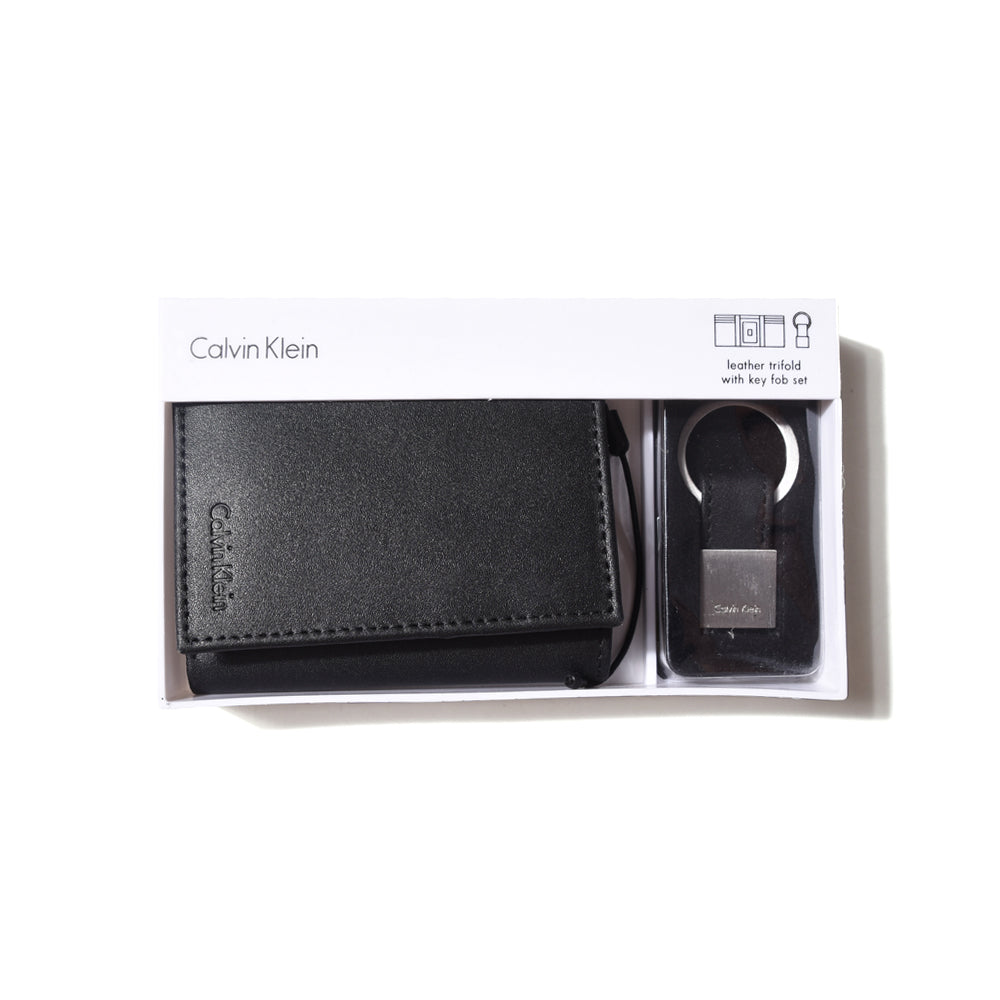 calvin klein leather bifold wallet