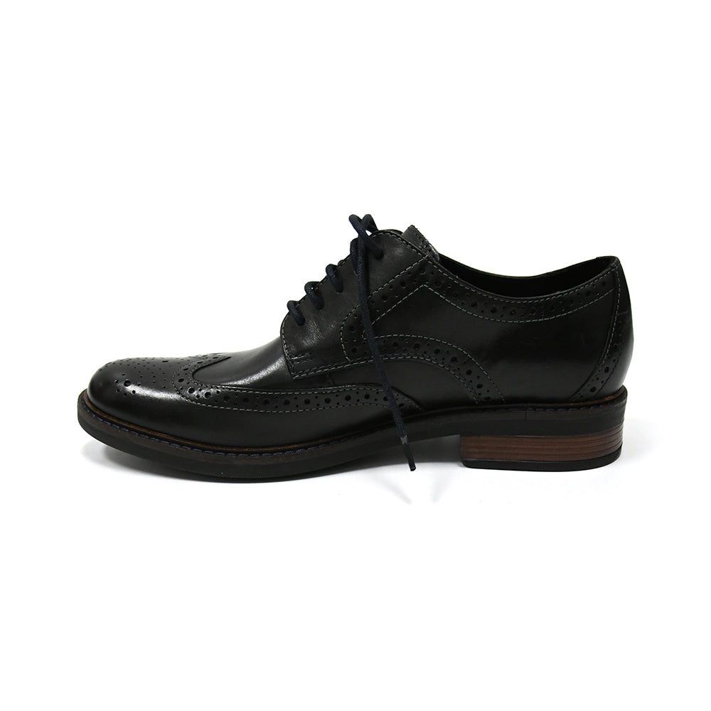 Clarks Bostonian Maxton Wing Black Leather Men's Oxfords 26136622 –  HiPopFootwear