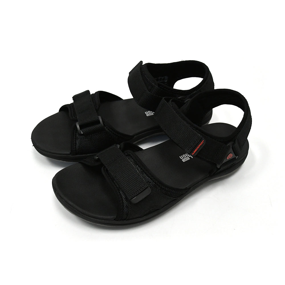 mens black sandals