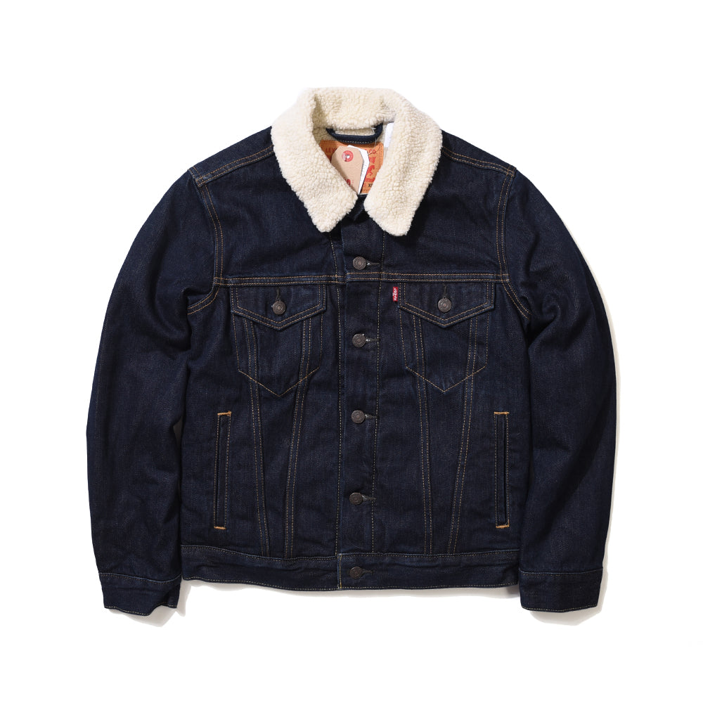 LEVIS SHERPA TRUCKERS DENIM JACKET 