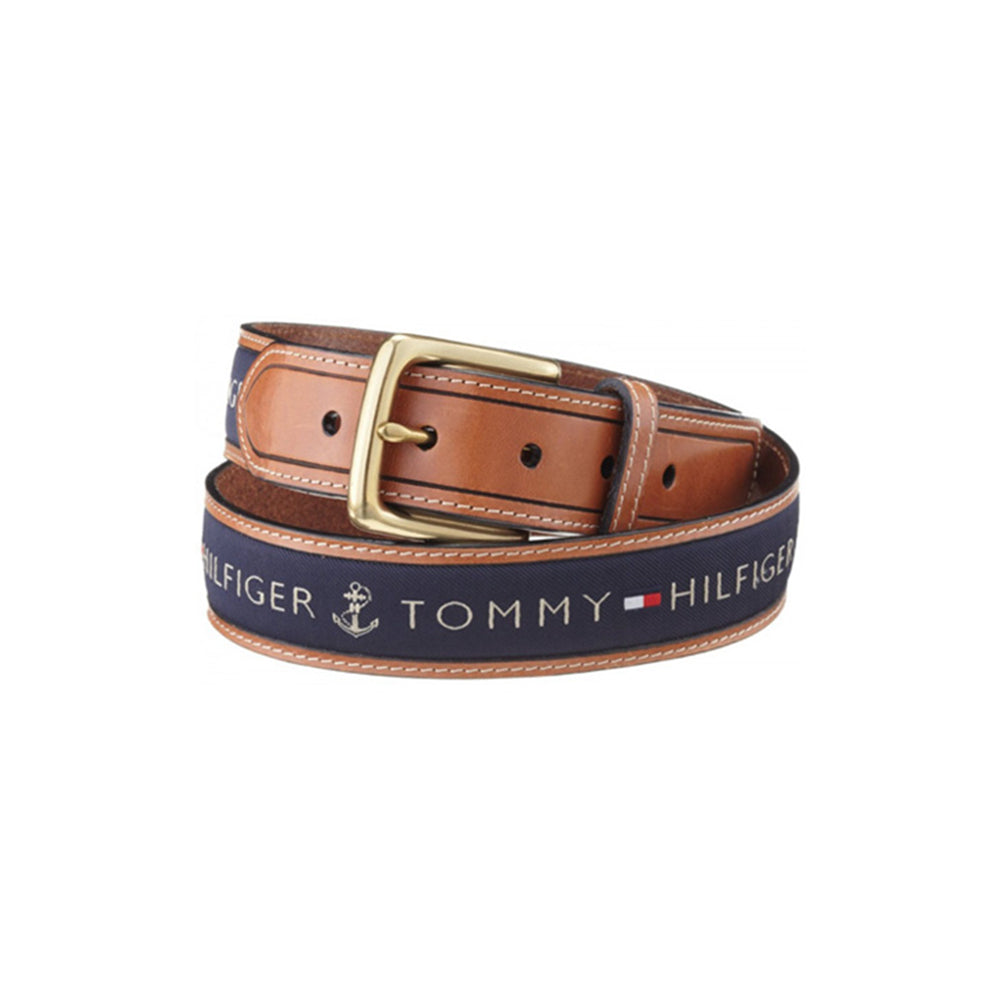 Tommy Hilfiger Men's Ribbon Inlay Belt 11TL02X032 – HiPopFootwear