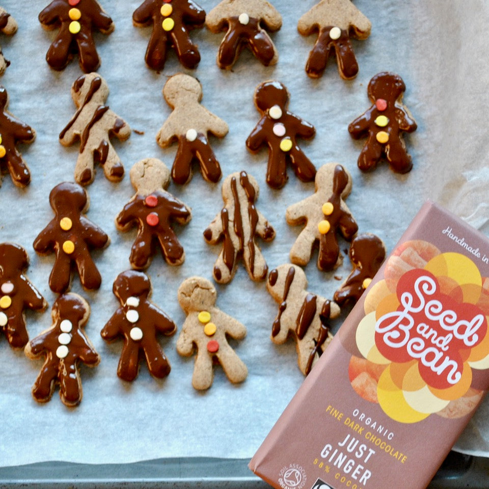 Almond Butter Gingerbread Men Seed & Bean