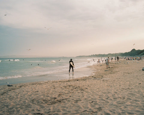 Bournemouth beach on film - film camera store