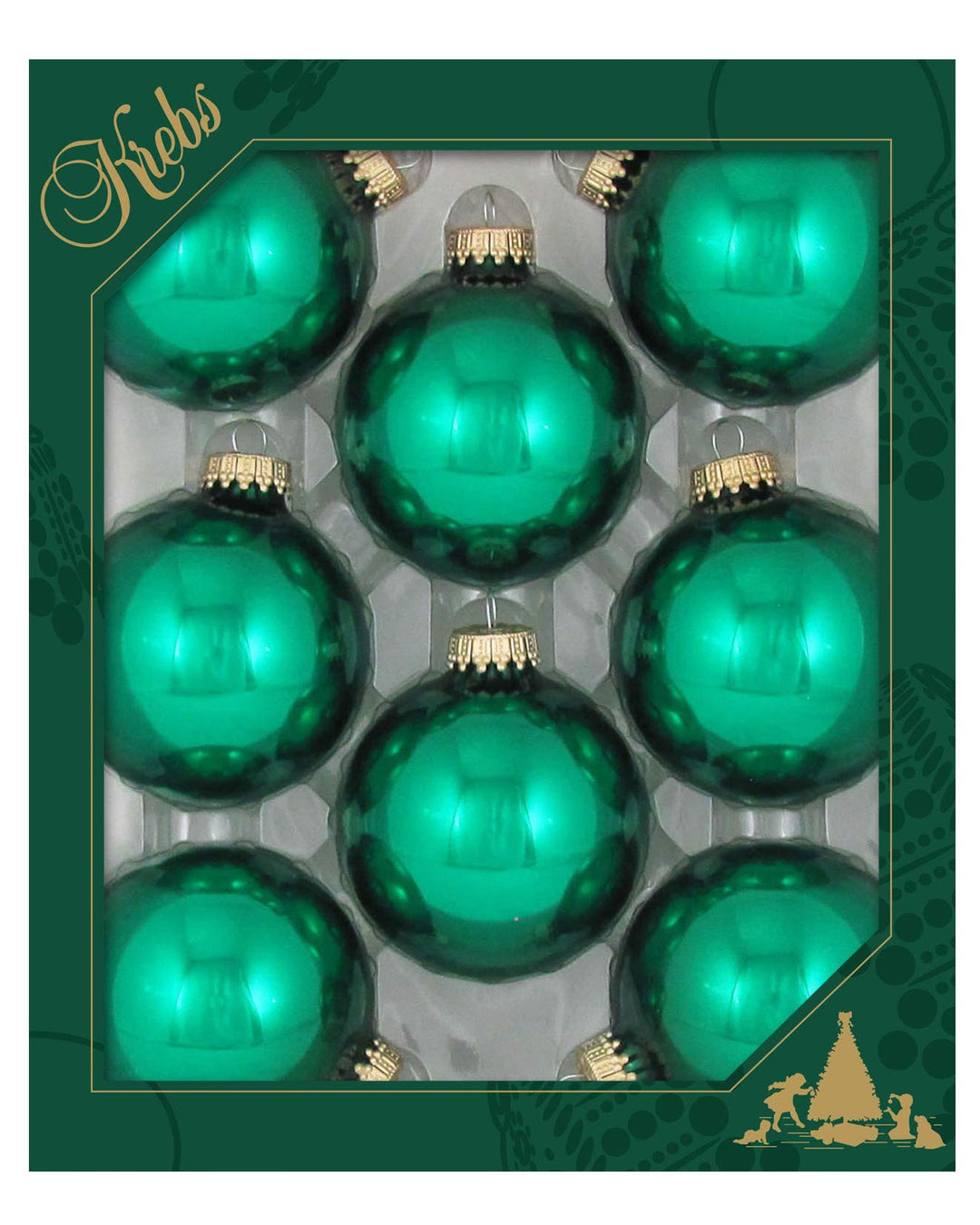 Glass Christmas Tree Ornaments - 67mm/2.63 Designer Balls from Christ –  Christmas by Krebs