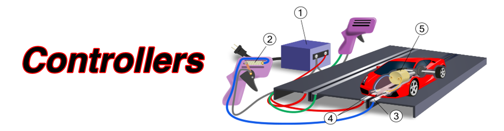 Controllers available at Flatoutslotcars.com.au